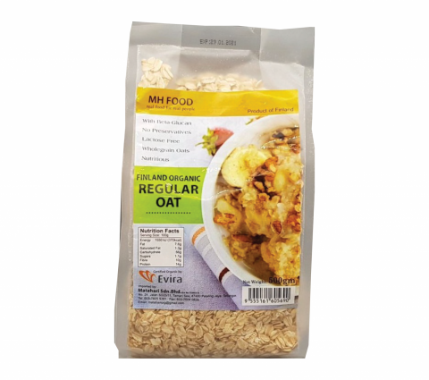 MATAHARI ORGANIC REGULAR OATS 500G